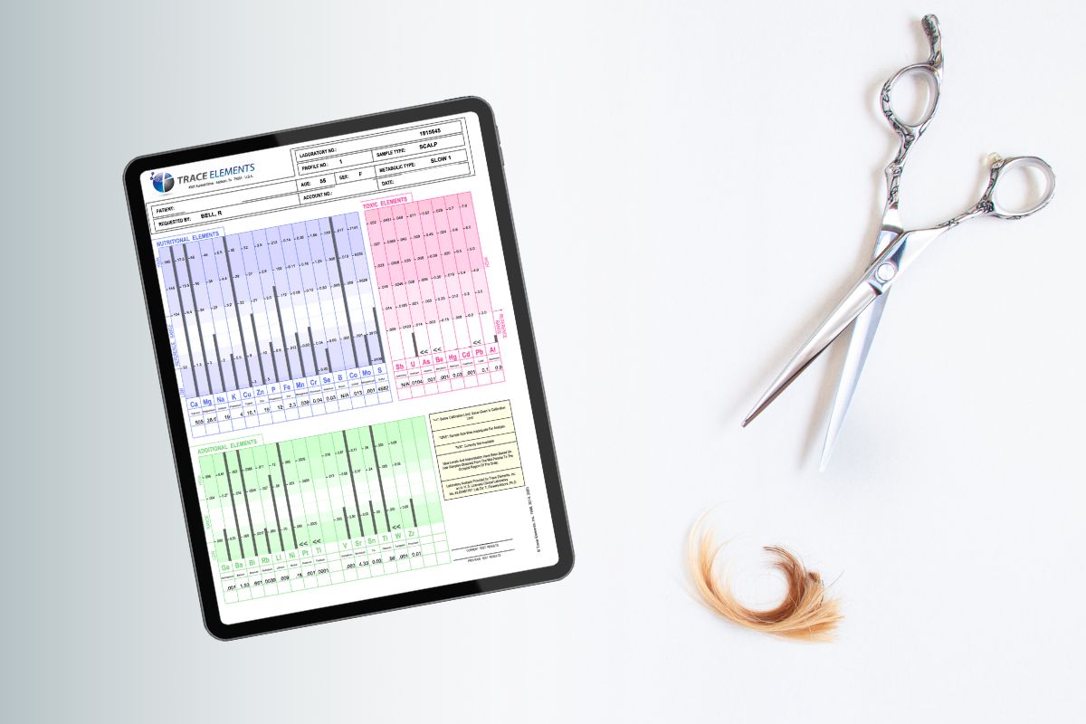 hair tissue mineral analysis results